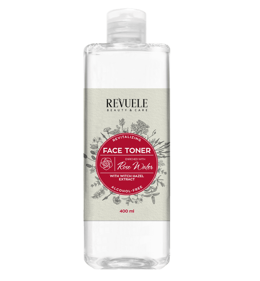 Revuele Face Toner With Witch Hazel And Rose Water